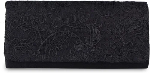 Vista 9 de Bolsos de embrague para las mujeres de encaje floral bolso de noche