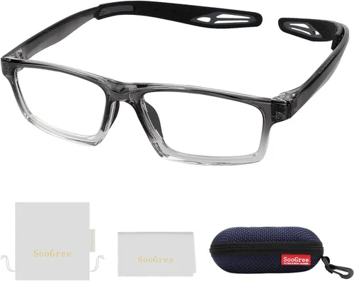 Vista 10 de SooGree Gafas de racquetball, gafas deportivas, gafas de seguridad para pickleball baloncesto fútbol gafas anti absorción de golpes