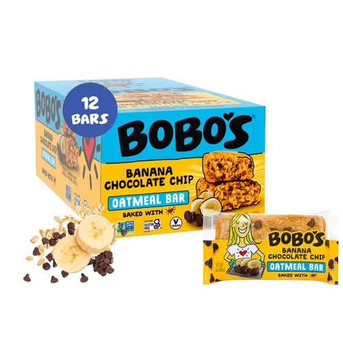 Vista 22 de Bobo's Barras de mantequilla de almendra y avena, sin gluten, sin OGM, avena integral, paquete de 12 Barritas de aperitivo Para llevar Hechas