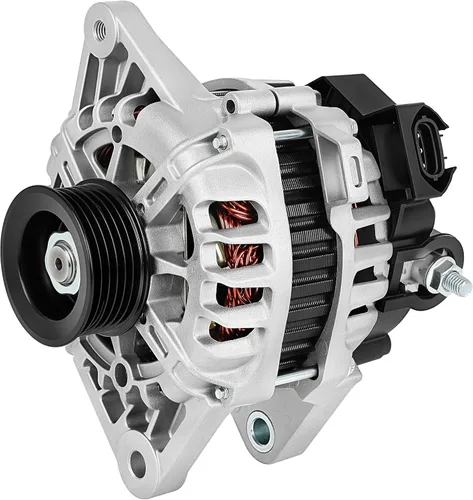 Vista 38 de SCITOO Nuevo alternador apto para Nissan para Pickup D21 2.4L 1995 1996 1997 2.4-12V 60 Amp CW 1-Groove Polea, reemplazo OE 23100-0S300
