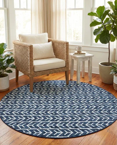 Vista 28 de Rugs.com Sabrina Soto Outdoor Collection Alfombra – 2 x 6 pies alfombra de tejido plano de pasillo beige perfecta para pasillos y entradas