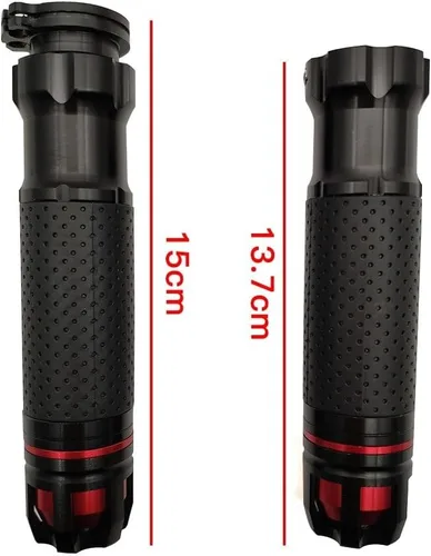 Vista 3 de Tapón de manillar para Yamaha TDM 900 850 Mt125 Mt03 Mt01 Mt 125 03 01 Xt660 CNC Aluminio 7/8 pulgadas Manija de motocicleta Agarres Barra de Negro