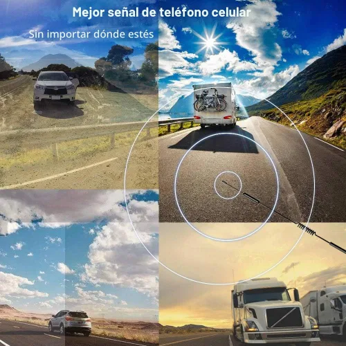 Vista 6 de Antena celular 4G LTE 12dBi 700-2700MHz con soporte magnético y soporte CPRS GSM 2.4G WCDMA 3G