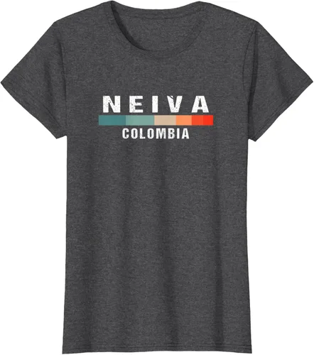 Vista 3 de Camiseta Neiva Colombia City Trip, Negro