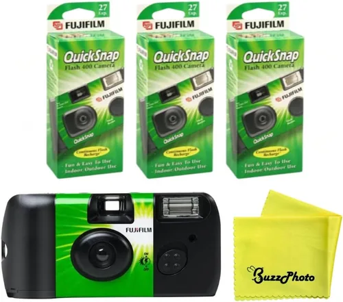 Vista 4 de Fujifilm Fujifilm QuickSnap Flash 400 - Cámara desechable de 1.378 in con flash (1 unidad)