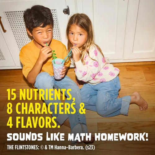 Vista 3 de Flintstones Vitamins Multivitamínico masticable para niños con + plancha extra para niños pequeños y niños con vitamina C, D, vitamina B12, 160