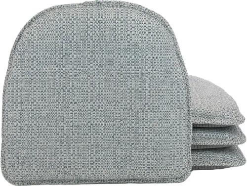 Vista 42 de Klear Vu Raindrop The Gripper - Cojines antideslizantes para silla, suaves y cómodos, almohadillas para asiento, almohadón para cocina, comedor u