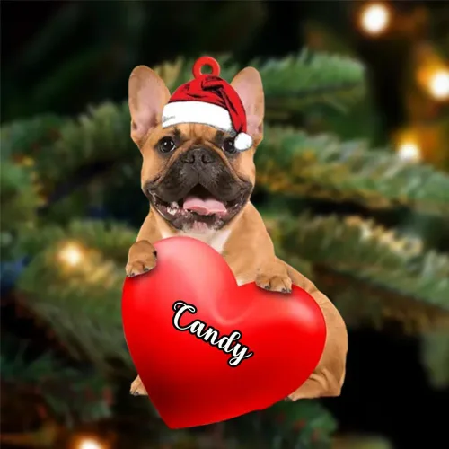 Vista 69 de Adornos de Navidad personalizados para perros, nombre personalizado, adorno de Malamute de Alaska, adornos acrílicos, regalos de Navidad, amantes