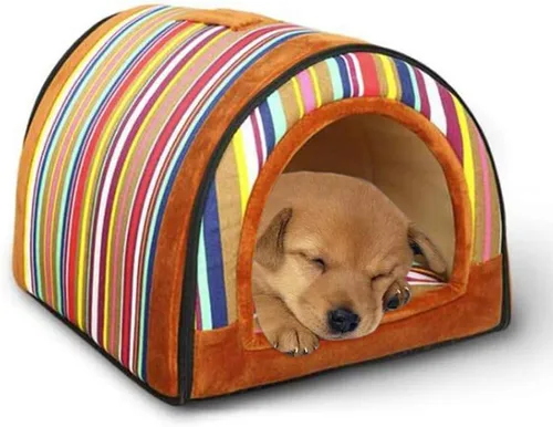 Vista 8 de Barelove Colchón cuadrado grande para perro, almohadillas lavables y impermeables, parte inferior (azul )