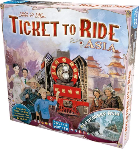 Vista 3 de Ticket to Ride Asia: colección de mapas, volumen 1