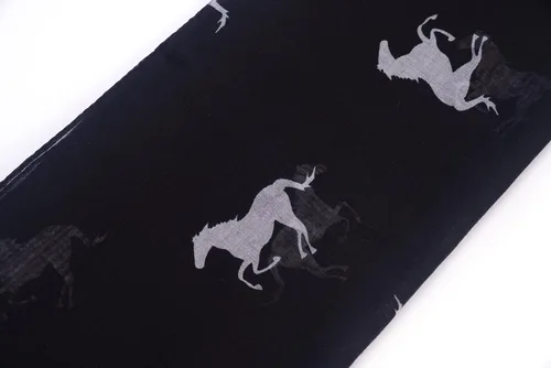 Vista 5 de REINDEAR Bufanda de pañuelo con estampado de animales de vaquero y rancho occidental, 70" x 40