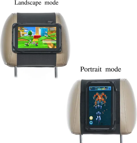 Vista 3 de TFY Switch Car Mount Car Headrest Mount Holder Compatible with Nintendo Switch