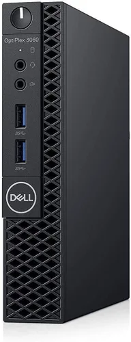 Vista 2 de Dell OptiPlex 3060 Tiny Computer Micro Tower PC, procesador Intel Core i5-8500T, RAM DDR4 de 16 GB, SSD NVMe de 512 GB, puerto de pantalla, HDMI