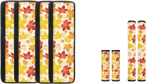 Vista 26 de DISNIMO Fundas para manija de puerta de refrigerador con calabaza otoñal, 8 piezas Kithchen para nevera, microondas, horno, lavavajillas, protector