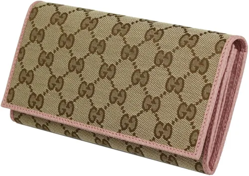 Vista 2 de Gucci GG 346058 KY9LG 8609 - Cartera larga de piel rosa
