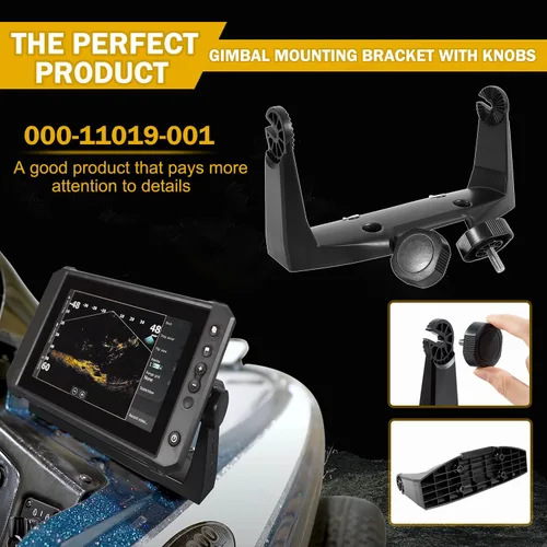 Vista 4 de 000-11019-001 Soporte de montaje cardán para HDS-7 Gen2 Gen3 Touch y HOOK-7