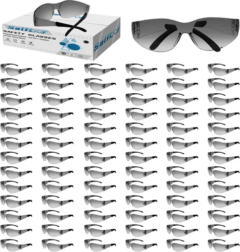 Vista 14 de Salfboy Ansi Z87.1 Certified Safety Glasses, Bulk Protection Glasses