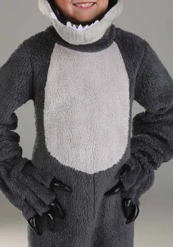 Vista 5 de Disfraz Wolf Jawesome para Niños Multicolor