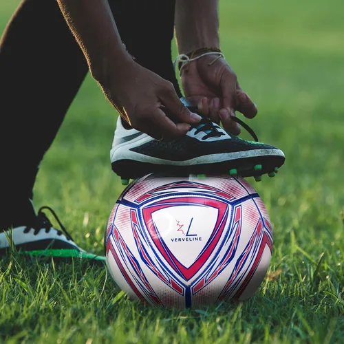 Vista 4 de Soccer Ball Size 4 Training Soccer Ball – Machine Stitched TPU Soccer Ball for Indoor Courts and Outdoor Fields