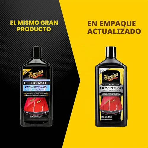 Vista 2 de Meguiar's Ultimate Compound - Removedor de rayones para autos, compuesto para corrección de pintura que elimina defectos mientras agrega brillo