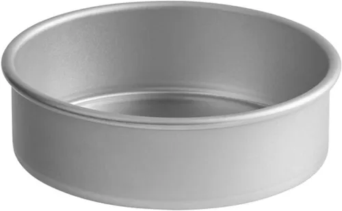 Vista 4 de TrueCraftware - Bandeja de aluminio para hornear pasteles de 6 x 2 pulgadas, de 0.04 in, utensilios para hornear para tartas, pizza, capa