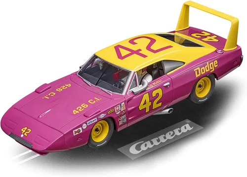 Vista 3 de Carrera 30941 Dodge Charger Daytona No. 42 1:32 Escala Digital Slot Car Racing Vehículo Digital Ranura Coche Carreras Pistas