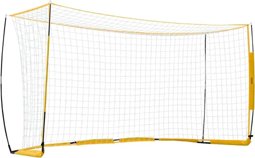 Vista 4 de VEVOR Portable Soccer Goal, 12 x 6 ft Large Practice Soccer Net, Steel Fiberglass Structure Training Goal Set with Carry Bag, All-Weather Outdoor