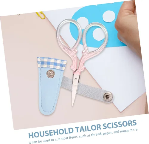 Vista 2 de EXCEART 1 Unidades Tijeras De Costura Tijeras De Costura Bordado Tijeras Multitools Tijeras De Costura Tijeras De Sastre Herramientas De Bordado DIY