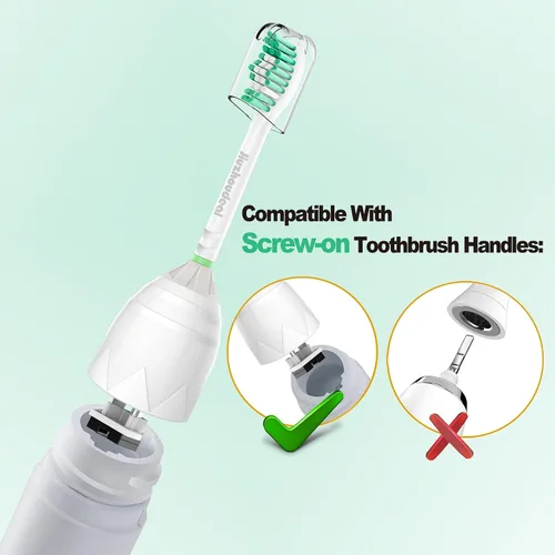 Vista 4 de Cabezales de cepillo de dientes de repuesto para Philips Sonicare Serie E, compatibles con Sonicare Essence, Elite, Advance, CleanCare HX7022/66, 6