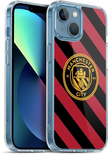 Vista 12 de Head Case Designs Funda de gel con licencia oficial del Manchester City Man City FC Away 2022/23 [protección de grado militar] compatible con Apple