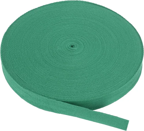 Vista 164 de PATIKIL Cinta de sarga de algodón de 1 pulgada, 50 yardas, cinta de algodón, cinta de encuadernación al bies, cinta de espiga para costura, Verde