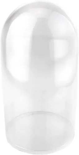 Vista 7 de HOMEFORD Vitrina de cúpula de plástico con base transparente, 4 pulgadas, 1 unidad