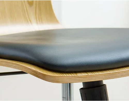 Vista 6 de Office Desk Chairs Office Chair Height Adjustable Desk Chair Thick Cushion Computer Chair Armless Rotating Managerial Chairs Home Executive Chairs