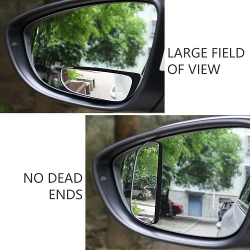 Vista 2 de WildAuto Espejo de Punto Ciego, Espejo Auxiliar Universal Ajustable de Ángulo Amplio para Coches (Adhesivo, 2 piezas)