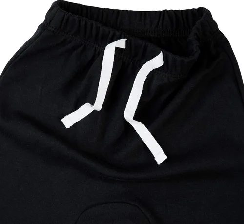 Vista 5 de SOBOWO Paquete de 3 pantalones deportivos de algodón para bebés recién nacidos para niños y niñas 0-3T entrelazados 195 GSM Gris