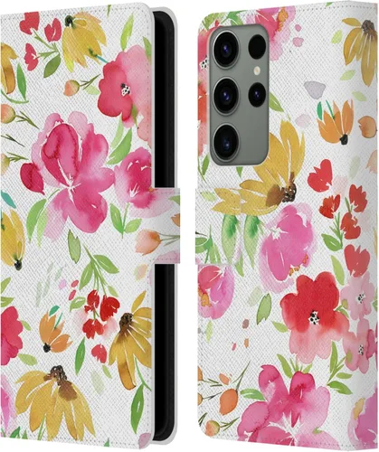 Vista 191 de Head Case Designs Officially Licensed Ninola Butterfly Nature Spring Floral Leather Wallet Case Compatible with Samsung Galaxy A07 4G