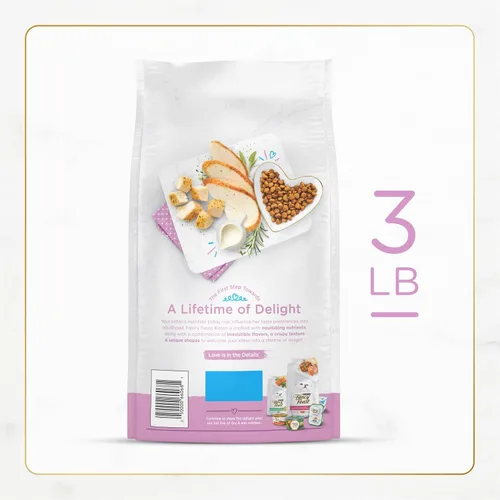 Vista 6 de Purina Fancy Feast - Comida seca para gatitos con pollo y pavo salado - Bolsa de 1.4 kg