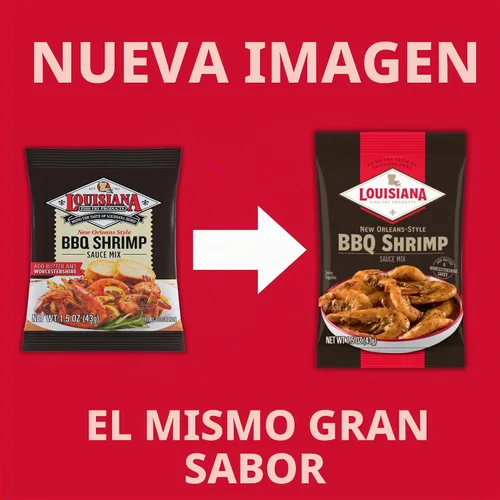 Vista 9 de Louisiana Fish Fry Products Mezcla de salsa de camarones BBQ, 1.5 onzas, paquete de 12