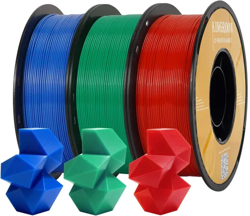Vista 44 de Kingroon Paquete de filamento PLA de alta velocidad para impresora 3D de 1.75 mm, filamento rápido para impresora 3D para impresión hiper rápida