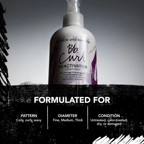 Vista 7 de Bumble and bumble. Rizos reactivador de cabello Para rizos revividos + rehidratados Anti encrespamiento Enrollado, rizado, ondulado Con