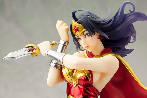 Vista 12 de Kotobukiya DC Comics: Armored Wonder Woman 2ª edición Estatua de Bishoujo Figura escala 1/7