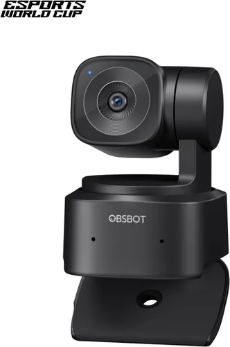 Vista 2 de OBSBOT Tiny SE 1080P 100FPS Cámara web para PC, cámara PTZ de transmisión con seguimiento AI con sensor de 1/2.8", control por gestos, Dual ISO, HDR