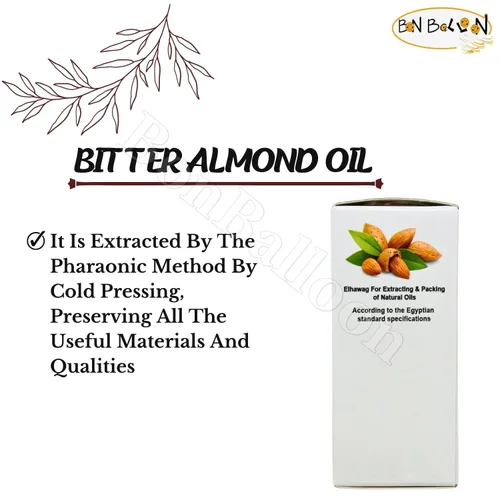 Vista 3 de Aceite de almendras amargas puro prensado en frío natural vegano para el cuidado del cabello de la cara y la piel, cuidado de la piel, cuerpo facial