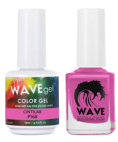 Vista 216 de WAVEGEL - Juego dúo de gel y esmalte de uñas a juego - Colección Simplicity - #P109 Blizzard I 0.5 onzas