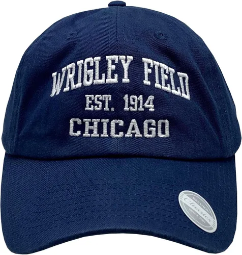 Vista 2 de Wrigley Field Chicago Adjustable Unstructured Cap WChicago Flag