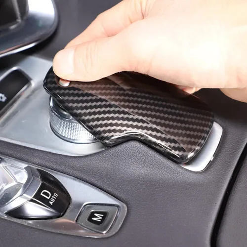 Vista 3 de CHEAYAR Cubierta de la palanca de cambios compatible con Corvette C8 Z06 Z51 2020 2021 2022 2023, cubierta de perilla selectora de modo ABS