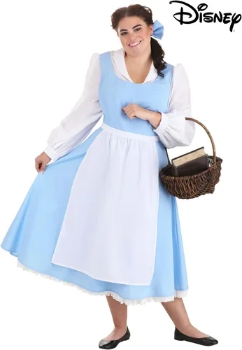 Vista 7 de La Bella y la Bestia - Vestido de disfraz azul de Belle