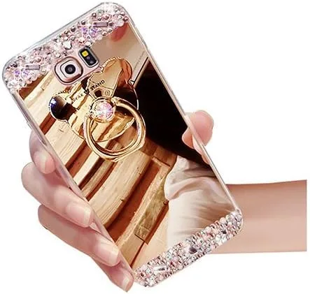 Vista 9 de Funda líquida para Samsung Galaxy S9 Plus, diseño de arena movediza con diseño de diamante 3D con purpurina brillante y estrellas flotantes
