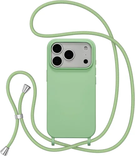 Vista 16 de ZTOFERA Funda para iPhone Air con correa, funda cruzada para teléfono con cordón ajustable para el cuello en los hombros, silicona suave a prueba