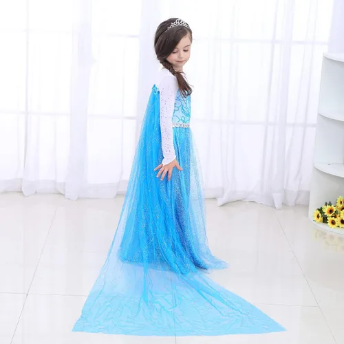 Vista 8 de Familycrazy Princess Costume, Princess Dresses for Girls Dress up Fancy Halloween Christmas for Toddler with Accessories